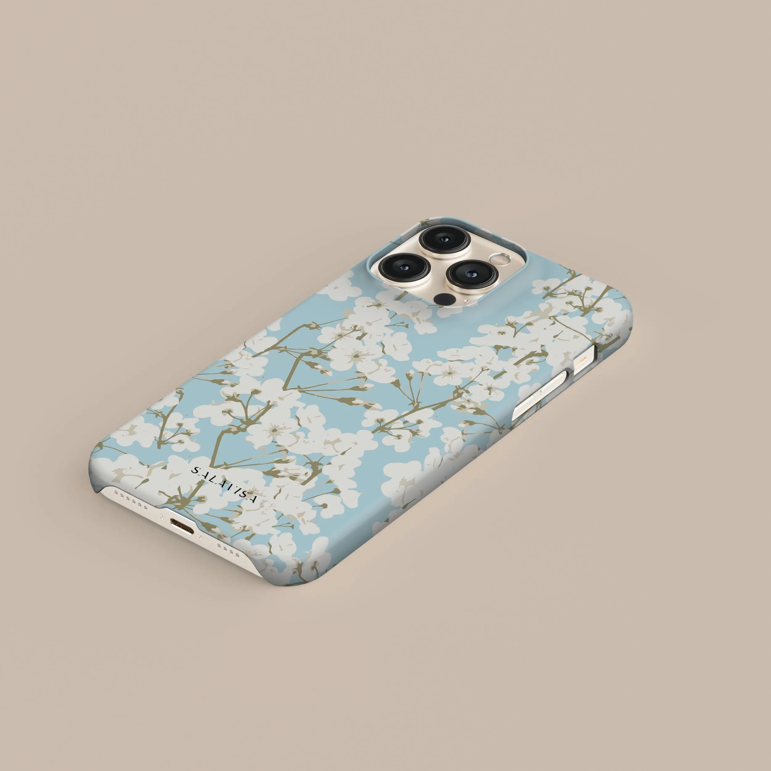Premium Feel Layer Gloss Surface Spring Apple Flower Phone Case