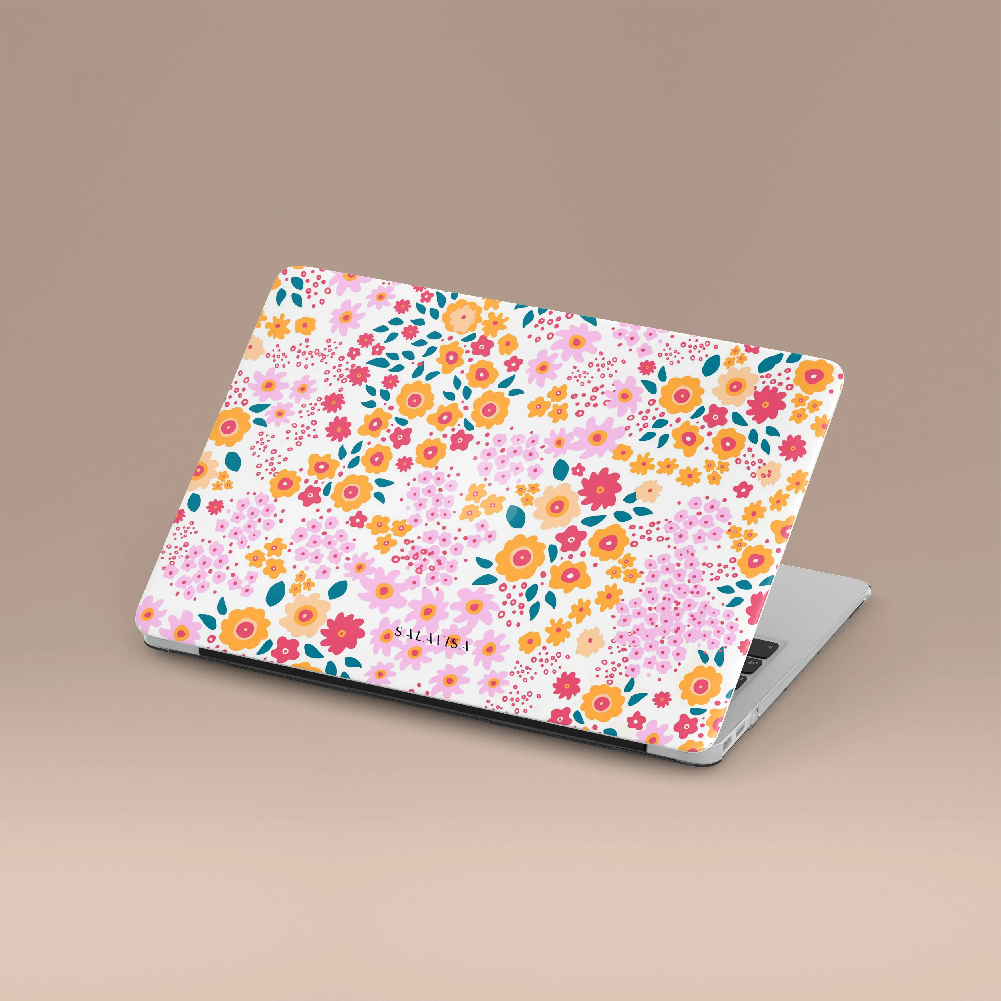 Spring Ditsy MacBook Case Protective Build Texture Elegant Finish Design