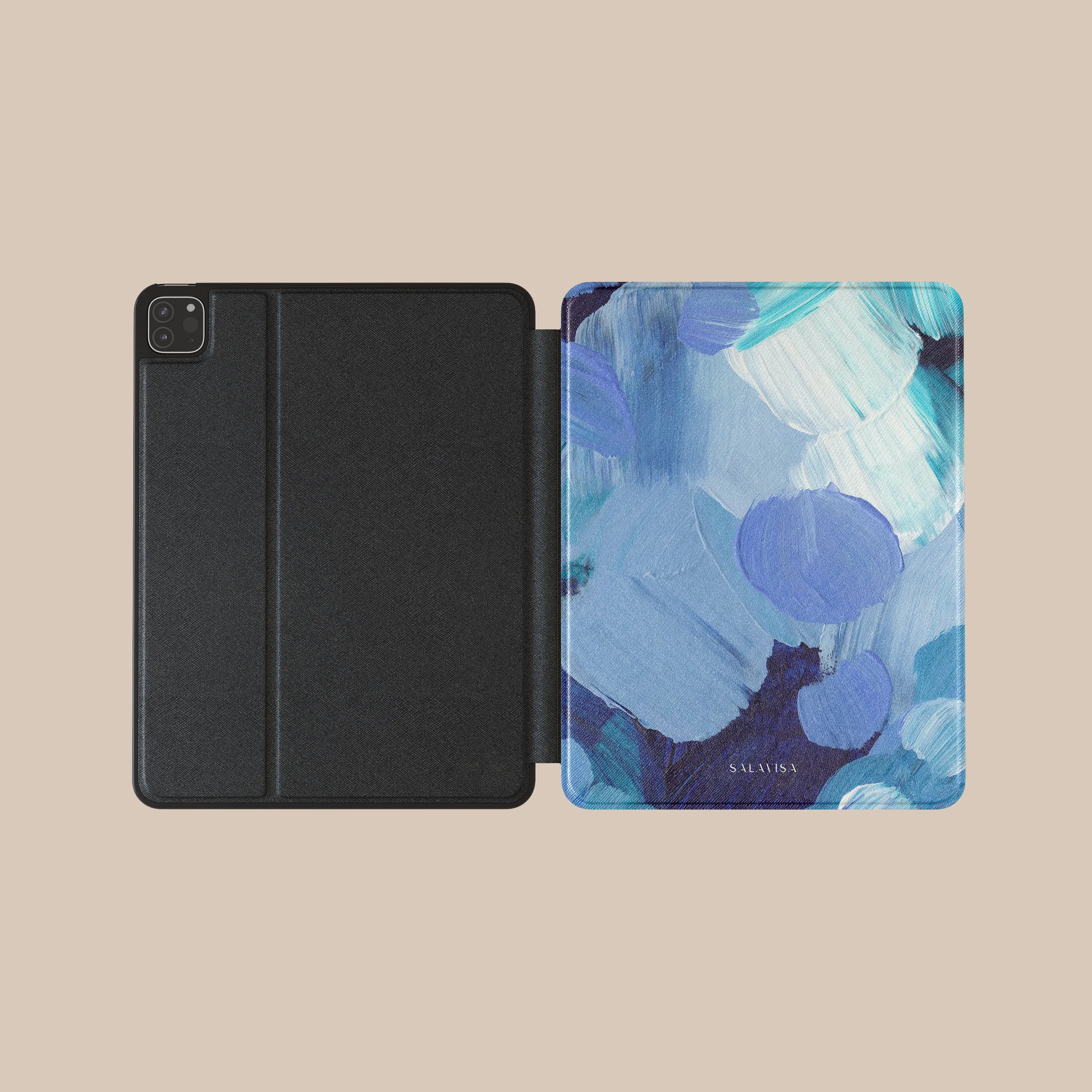 urban commuter style soft corner reinforced case Spring Watercolor iPad Case