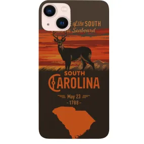 Lightweight texture State South Carolina - UV Color Printed Phone Case