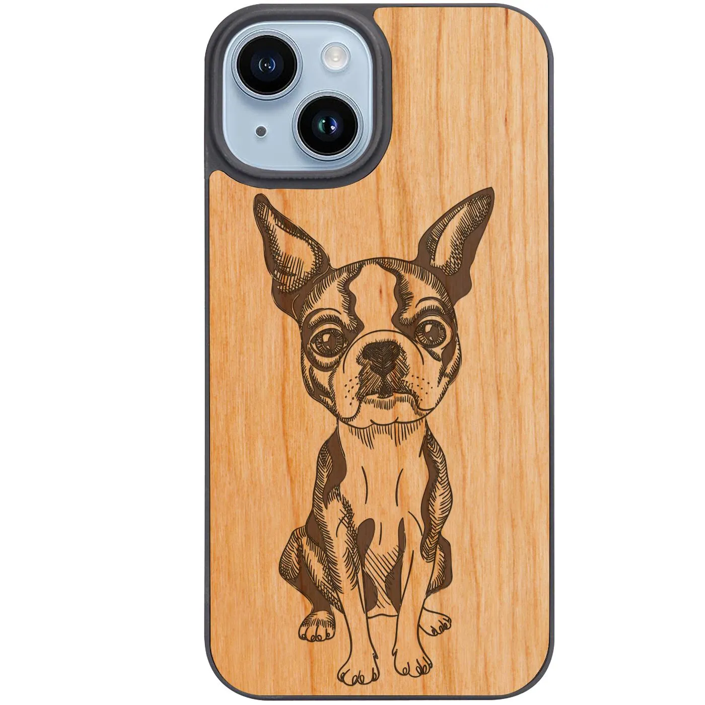 Impact Resistant French Bulldog - Engraved Phone Case