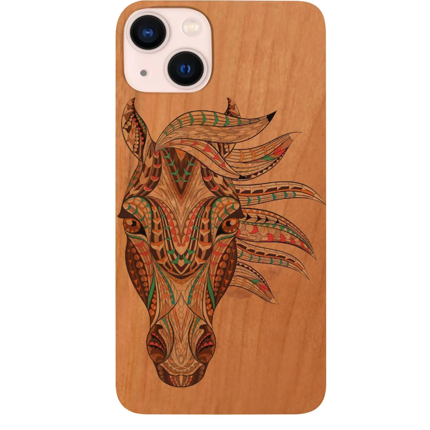 Light Frame Horse Mandala - UV Color Printed Phone Case