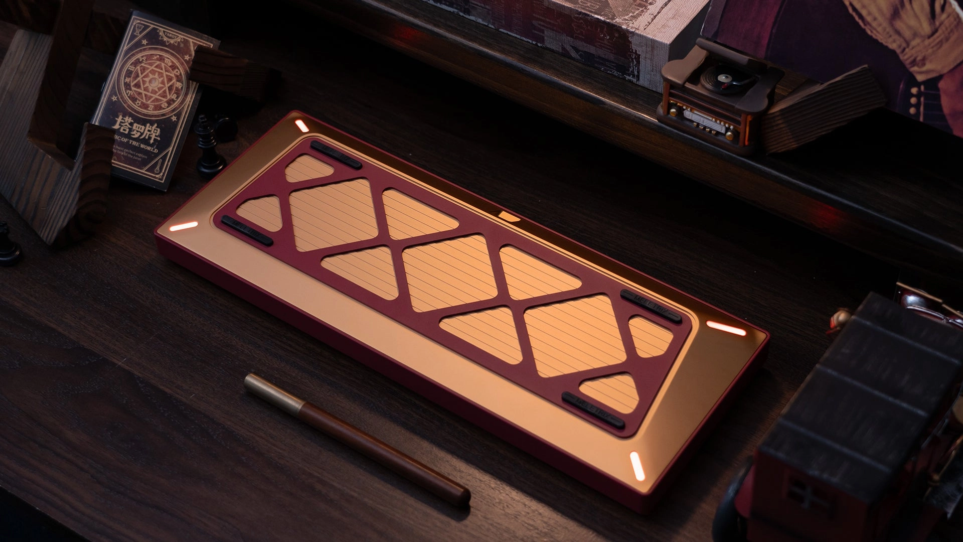 [In Stock] ZOOM TKL DYNA Scarlet Red Breathable Comfort Minimalist Style