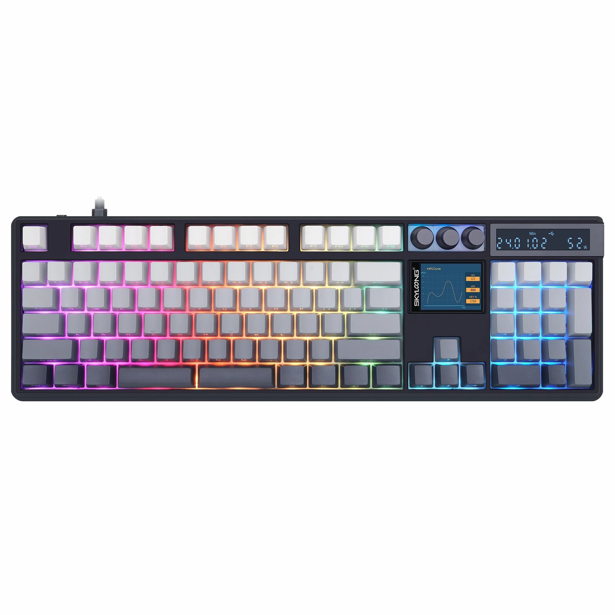 Minimal Elegant Look Everyday Durability Skyloong GK104 Pro Keyboard