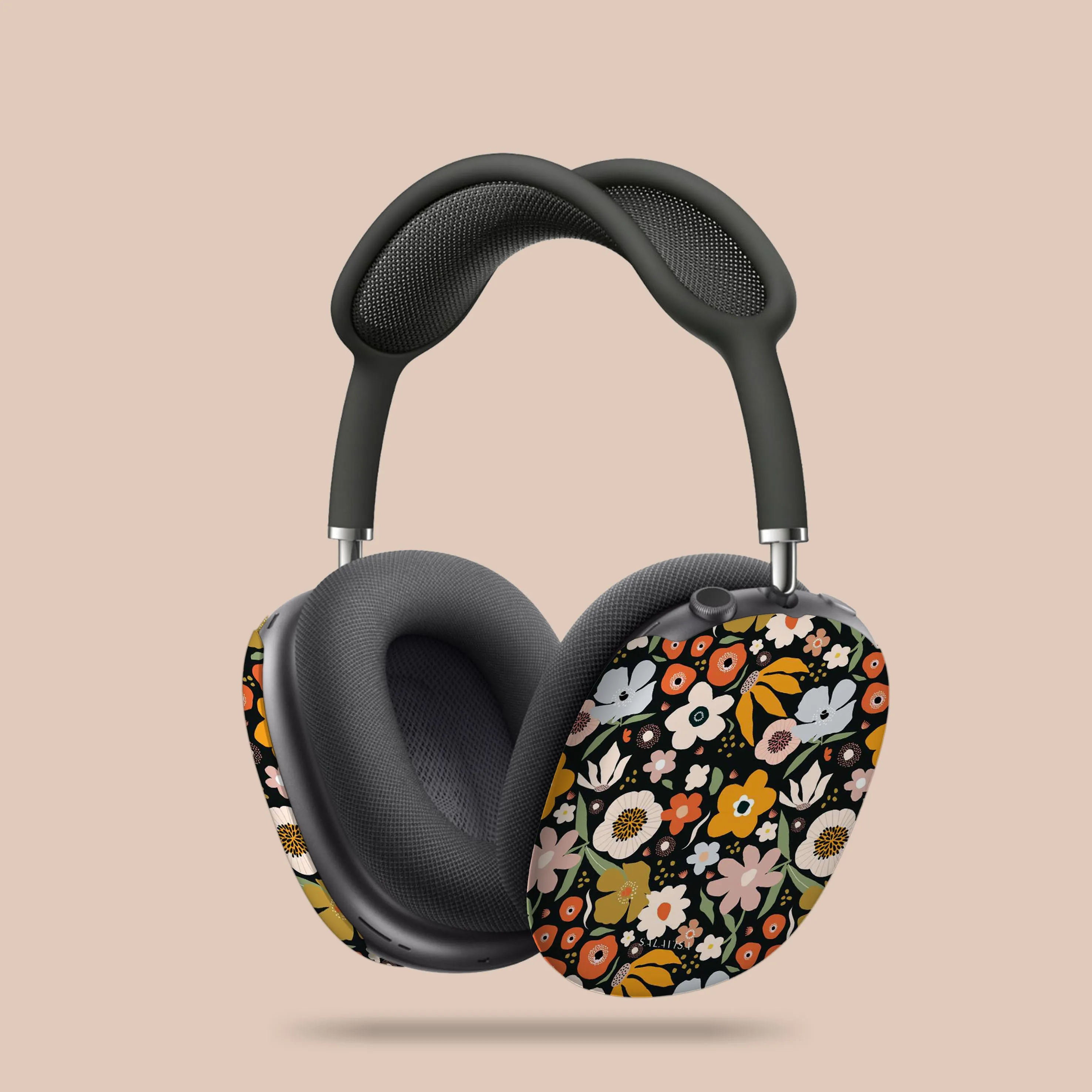 Durable Compact Case Durable Tech Pouch Multi Colors Bouquet AirPods Max Case