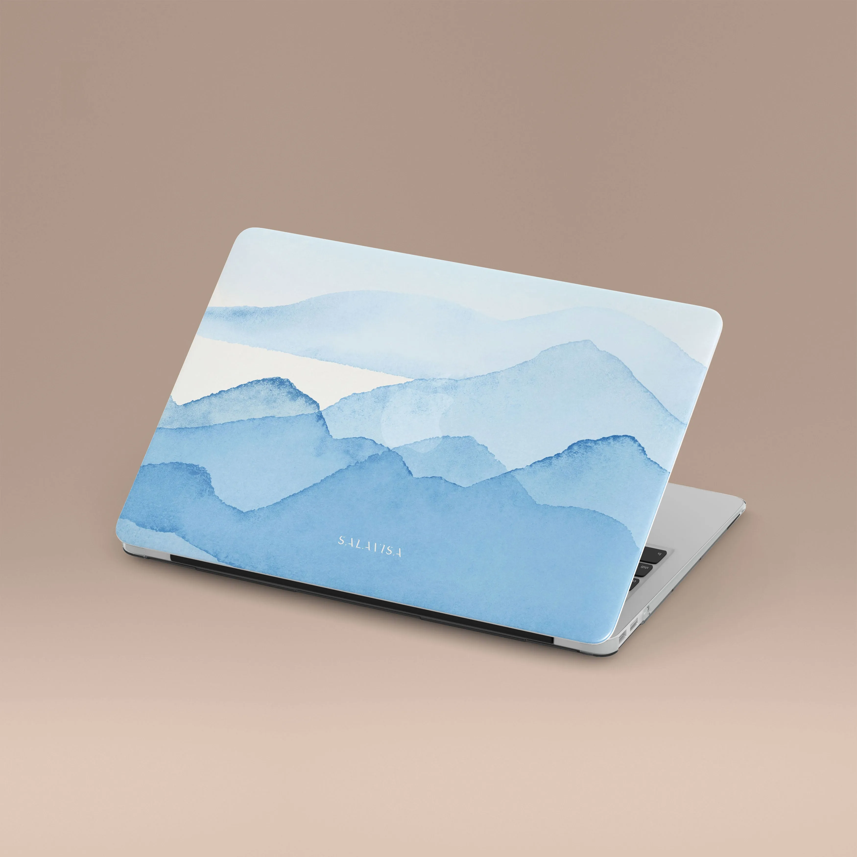 Premium Edge Blue Waves MacBook Case
