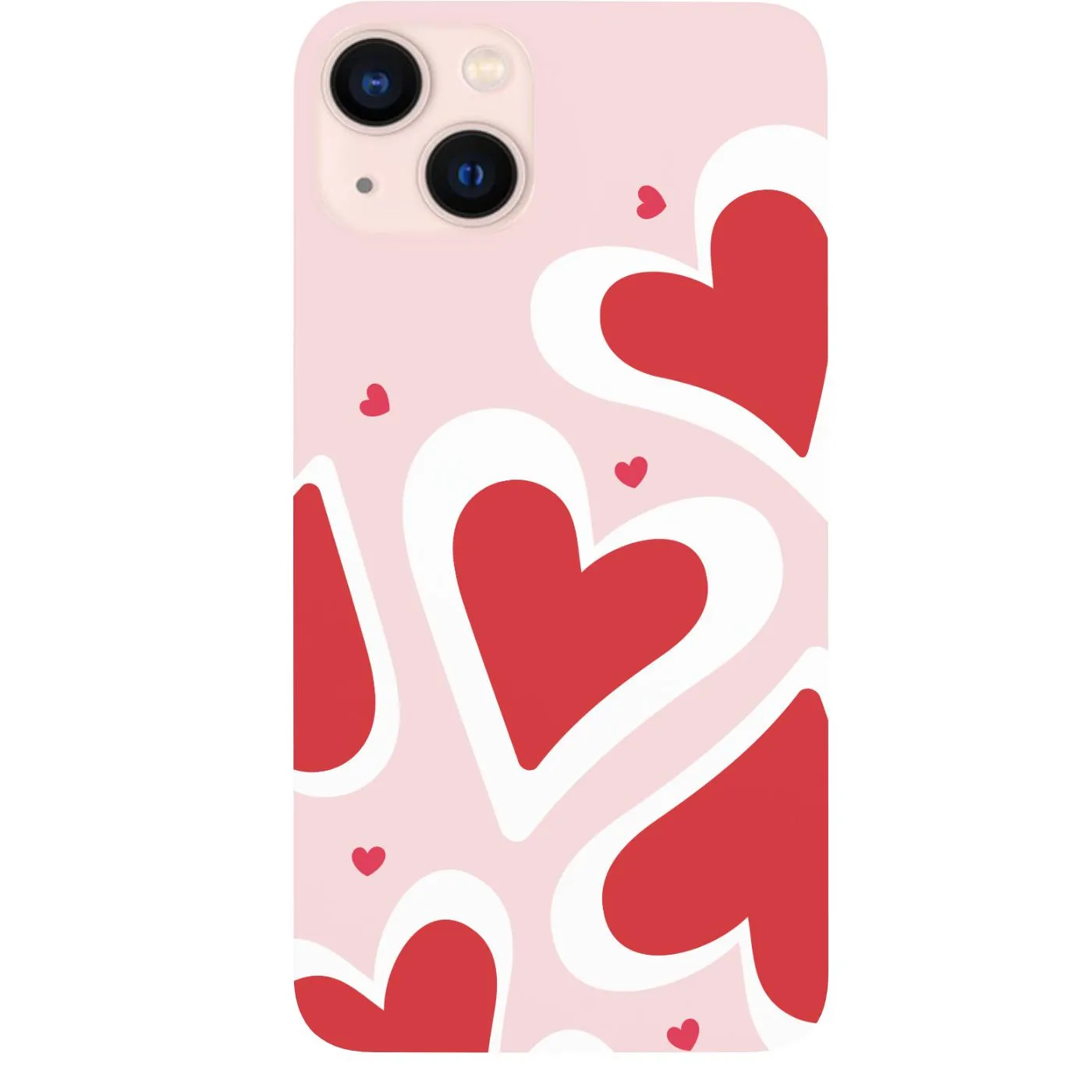 Irregular Heart - UV Color Printed Phone Case Trendy Texture Finish clean design