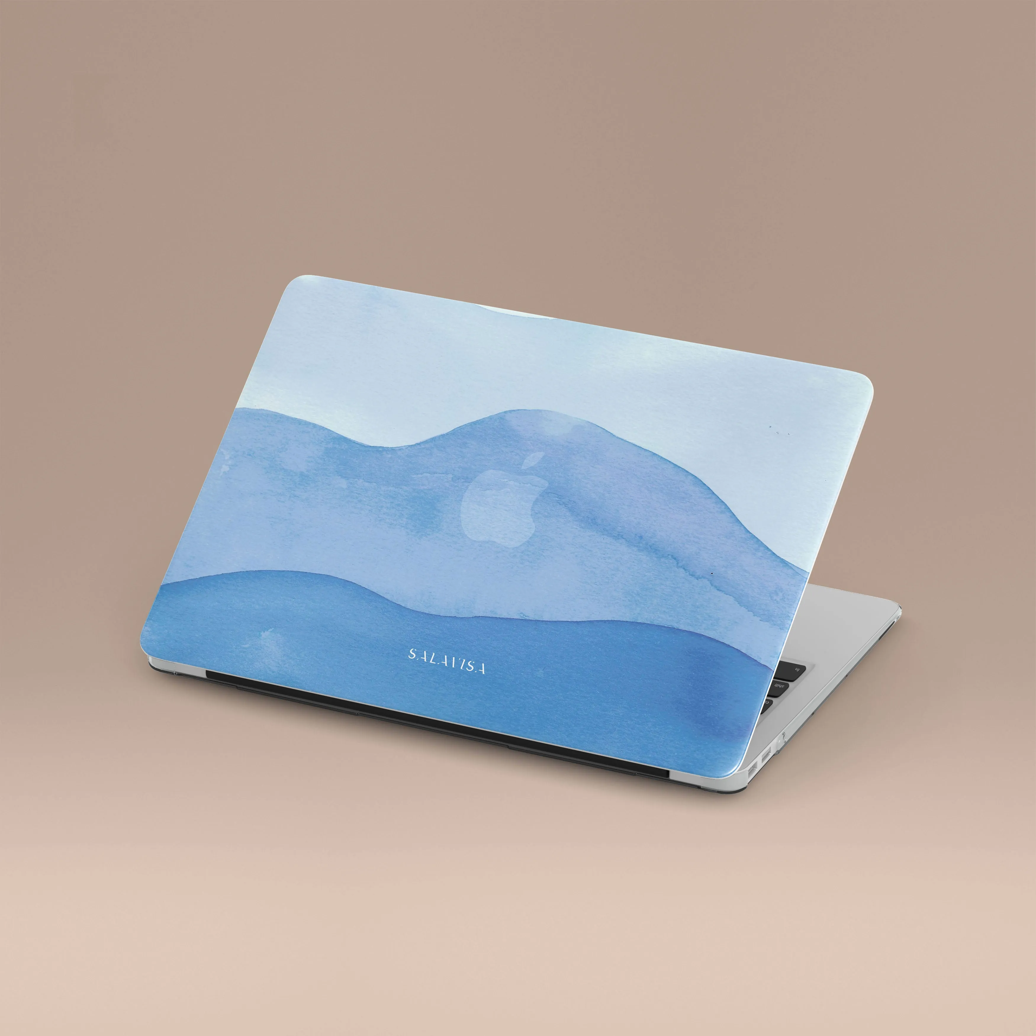 Ultra light Daily Grip Ocean Blue Watercolor MacBook Case