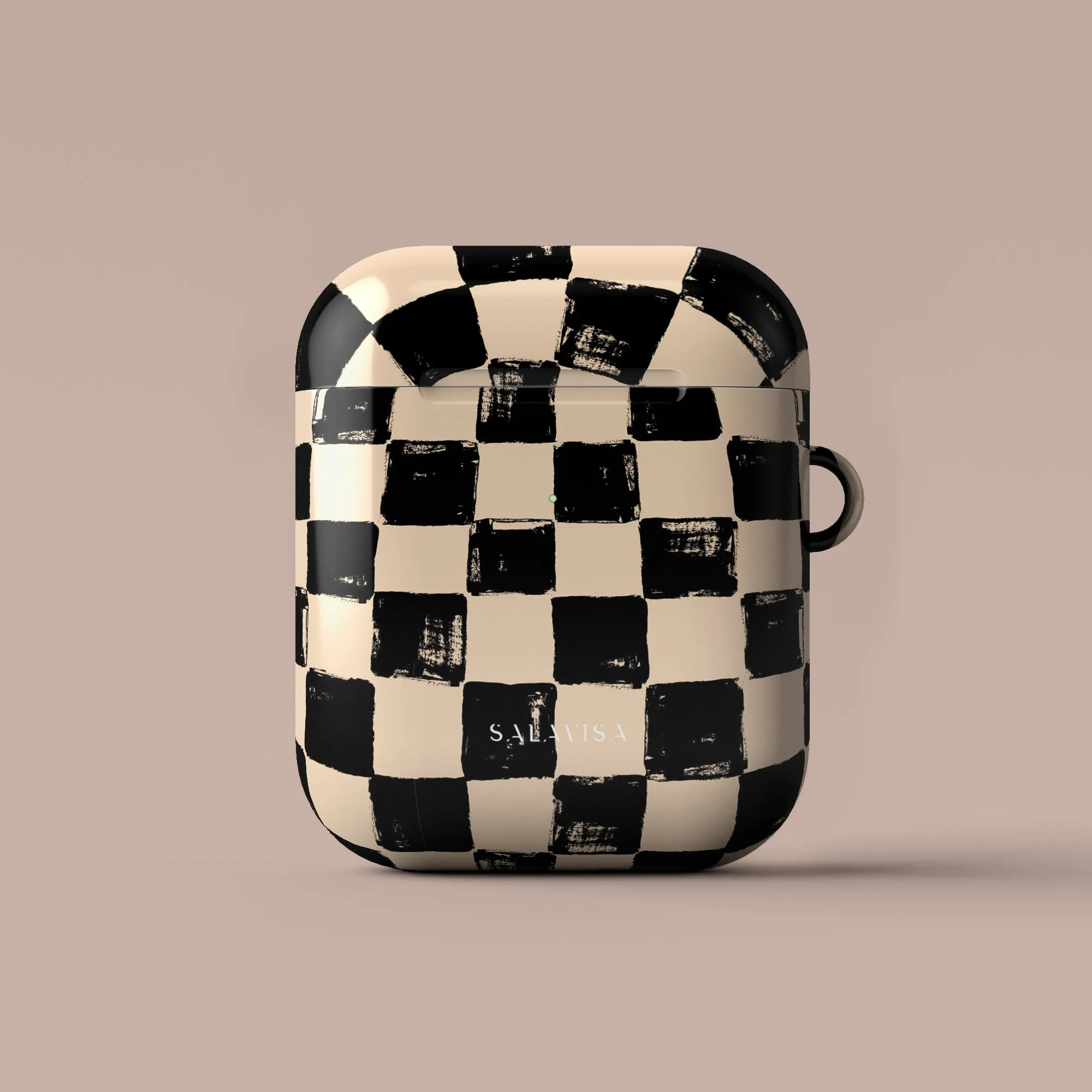 Modern Carry Accessory Trendy Travel Shell Chess Board AirPods Case