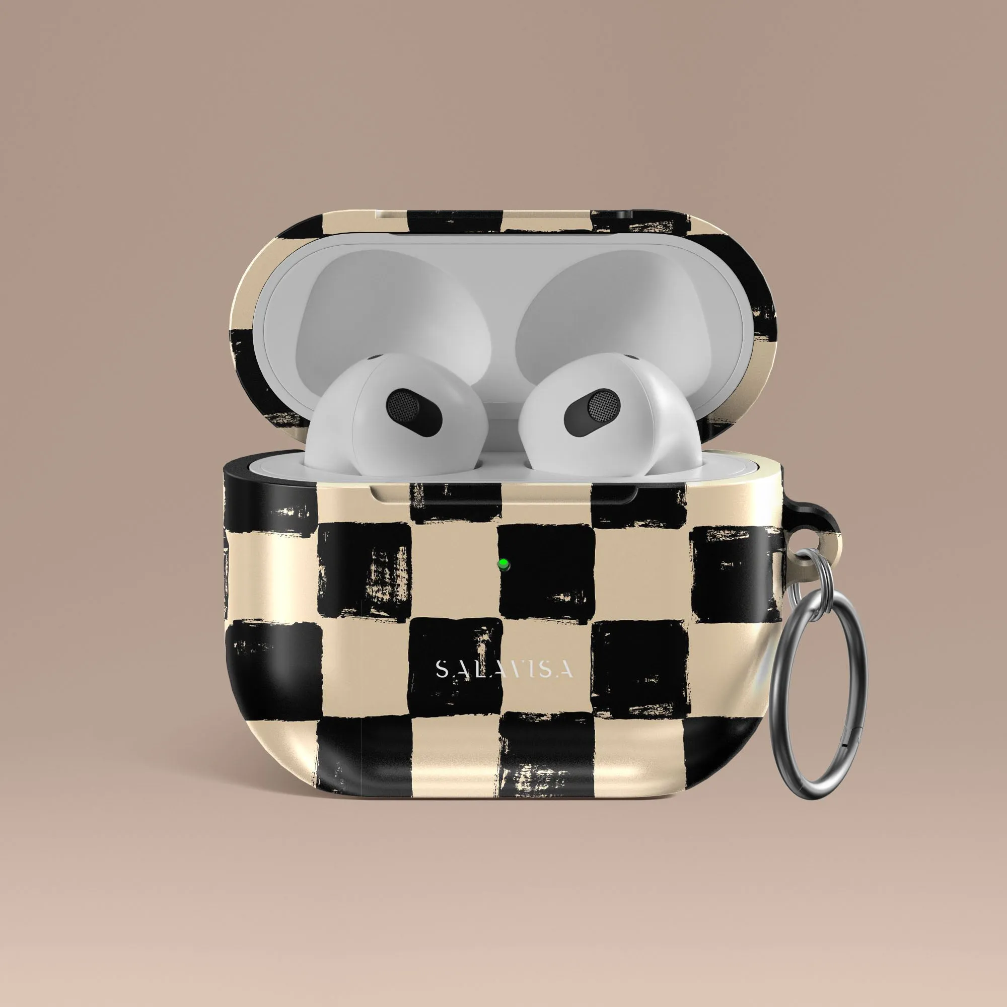 compact daily silicone airpods cover Chess Board AirPods Case