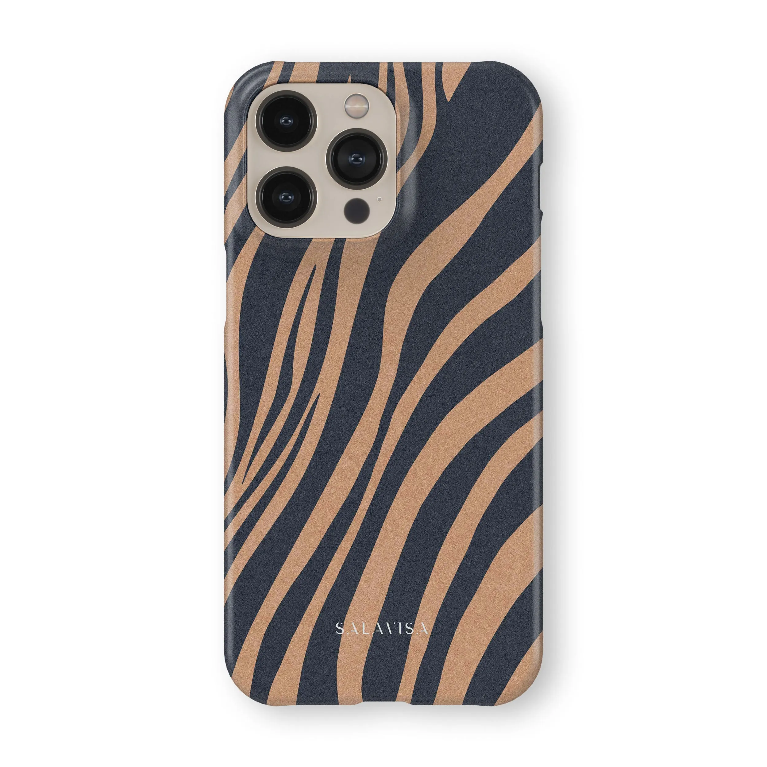 Copper Zebra Phone Case Urban Design Protective Corners