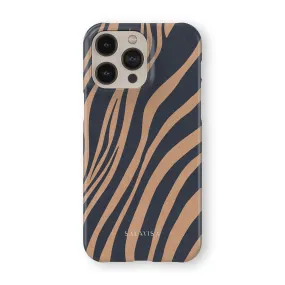 Copper Zebra Phone Case Urban Design Protective Corners