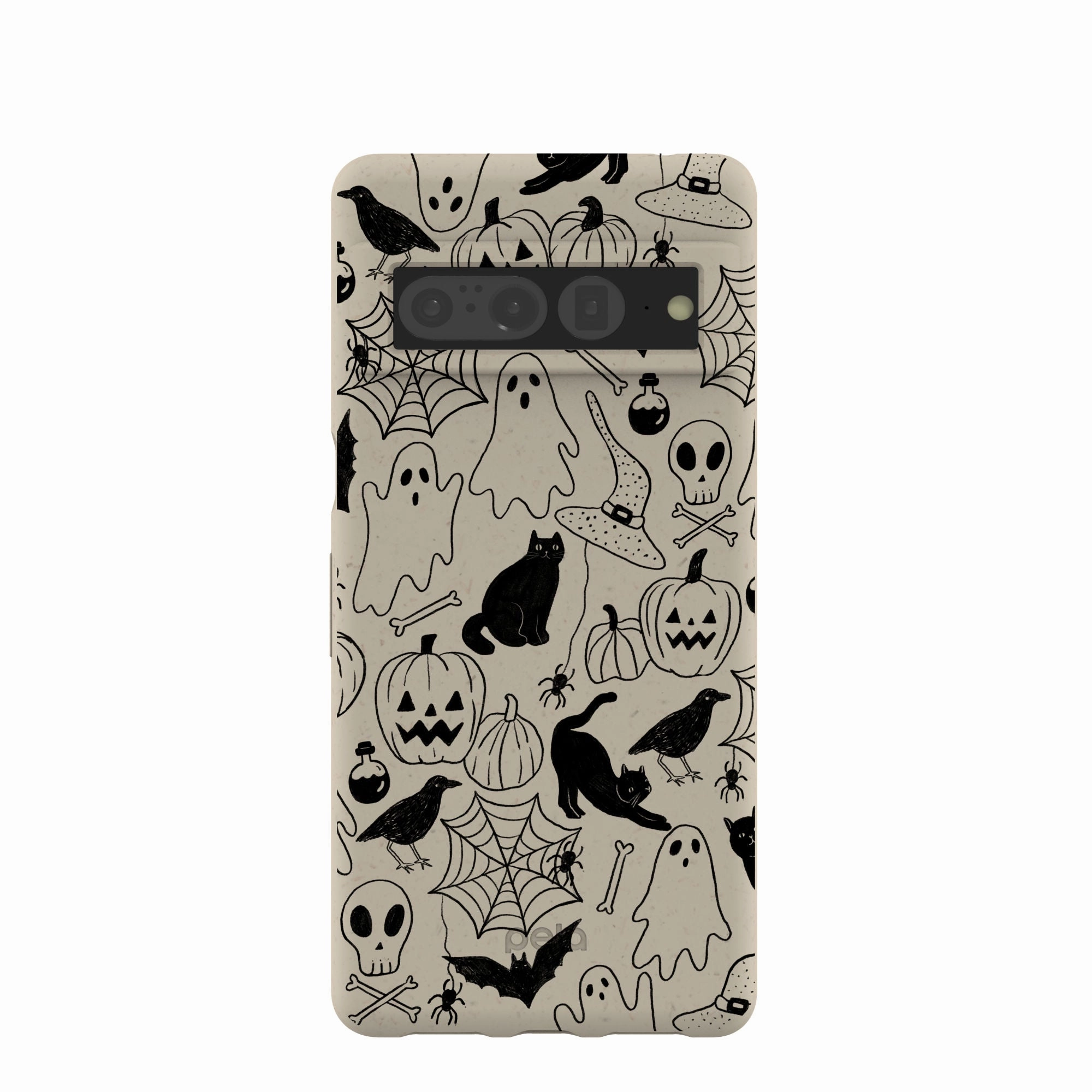 London Fog Sketchy Spirits Google Pixel 7 Pro Case Glossy Finish Look