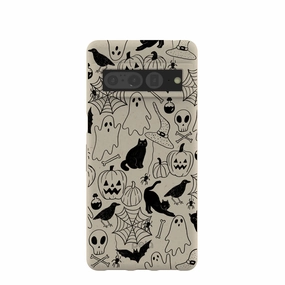 London Fog Sketchy Spirits Google Pixel 7 Pro Case Glossy Finish Look
