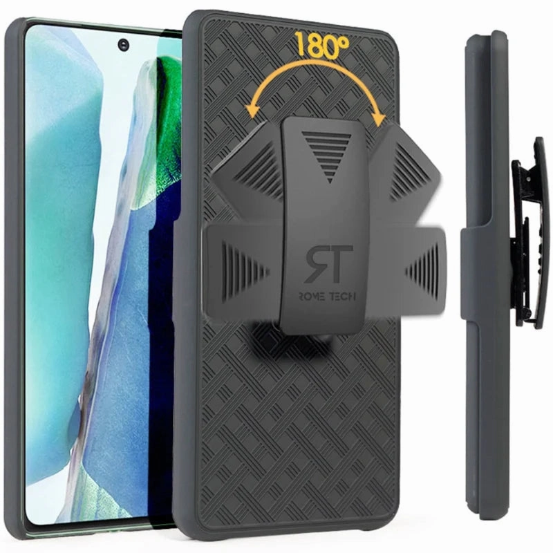 High End Look Protective Texture Finish Samsung Galaxy S21 Plus Belt Clip Holster Phone Case