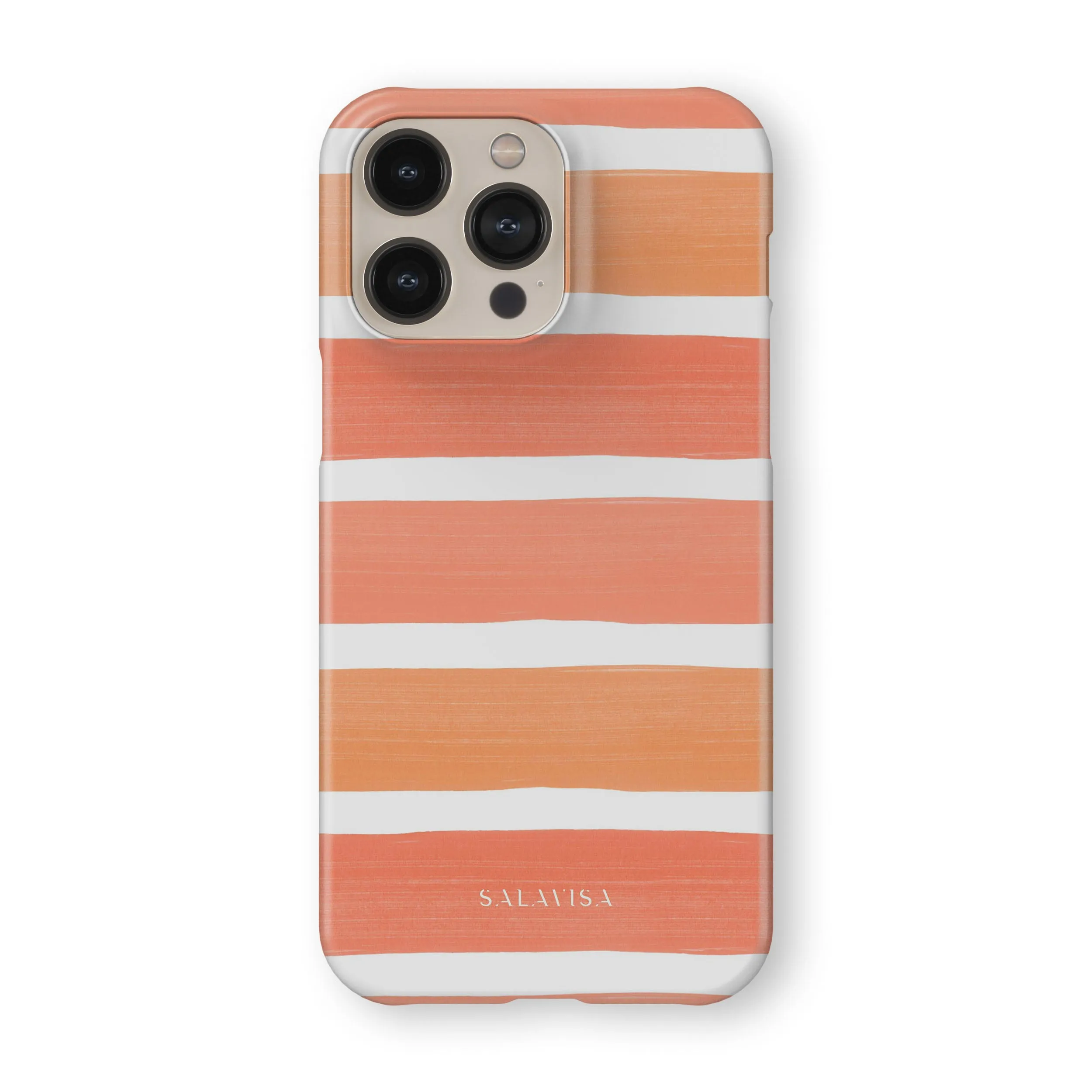 Comfort Shape Clear Finish Sunset Stripes Phone Case
