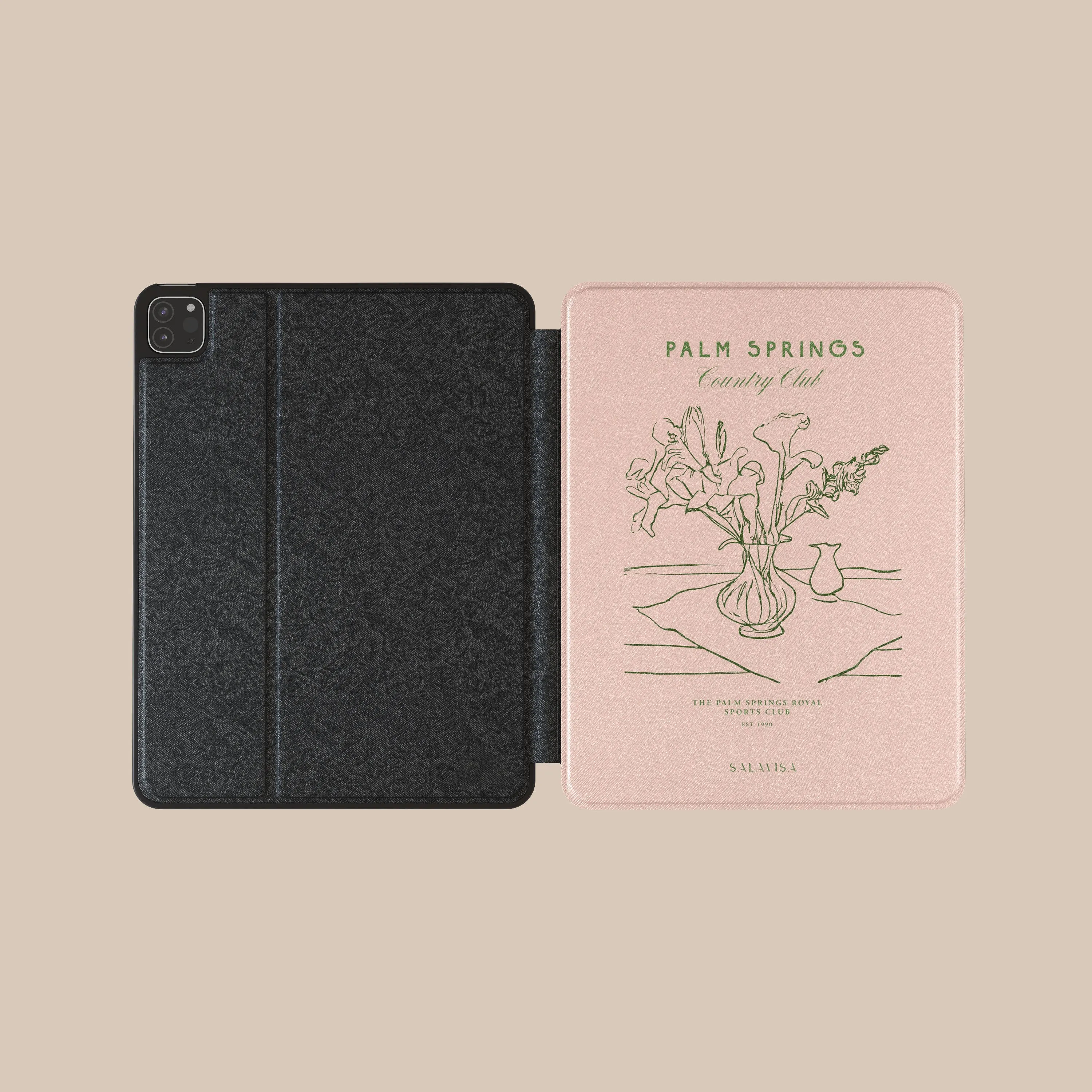 Pink Pam Springs iPad Case Commuter Friendly