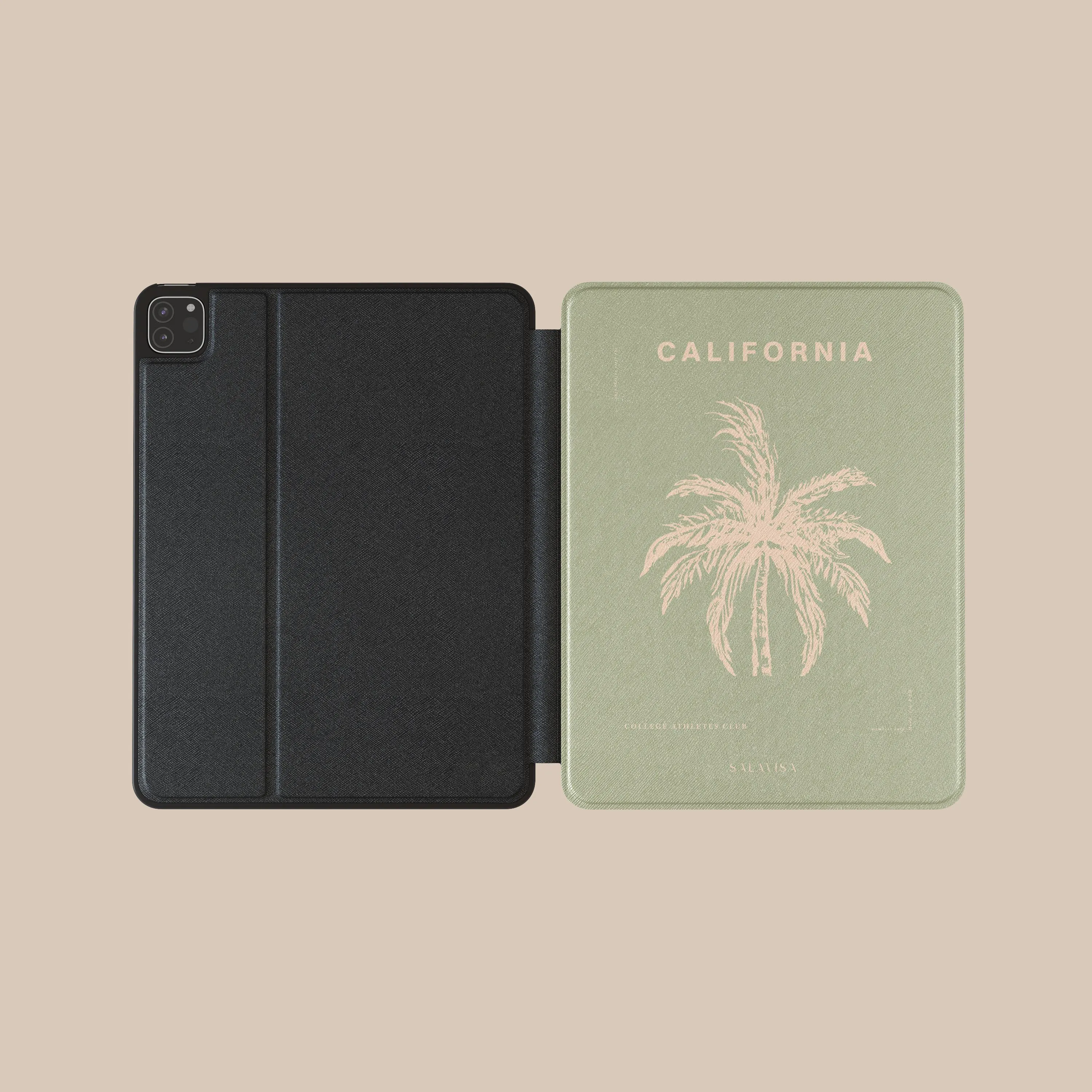 Green California College iPad Case Tablet Sleeve Travel Armor pad case for casual carry