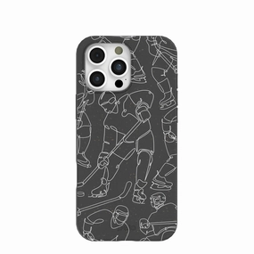 Black Play Sketch iPhone 16 Pro Max Case Shock shield