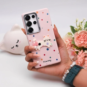 Matte Texture Finish Color Gradient Tail Dots