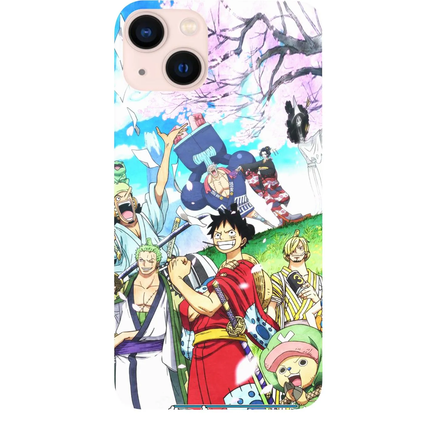 Practical Look Color Gradient The Wano Country Arc - One Piece - UV Color Printed Phone Case
