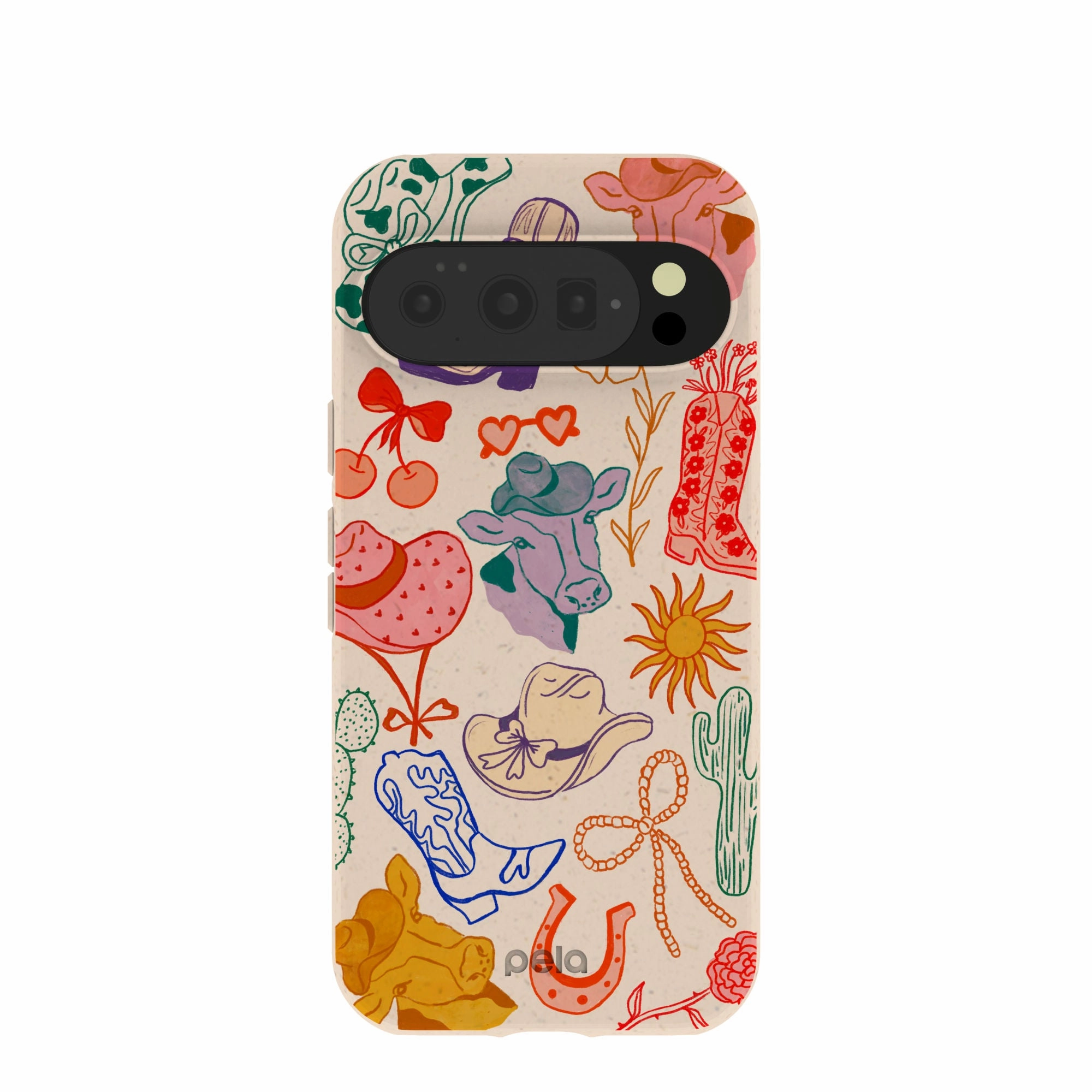 Seashell Retro Rodeo Google Pixel 10/10 Pro Case Premium Edge Design Flexible Material