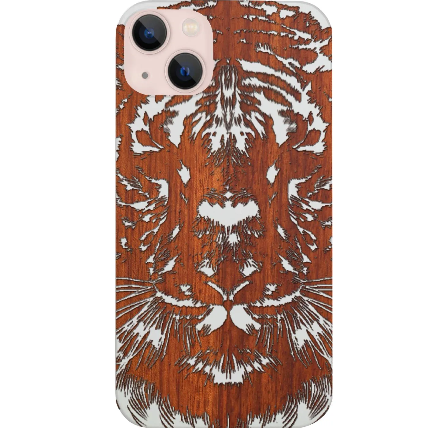 Refined Form Tiger Face 2 - Engraved Phone Case