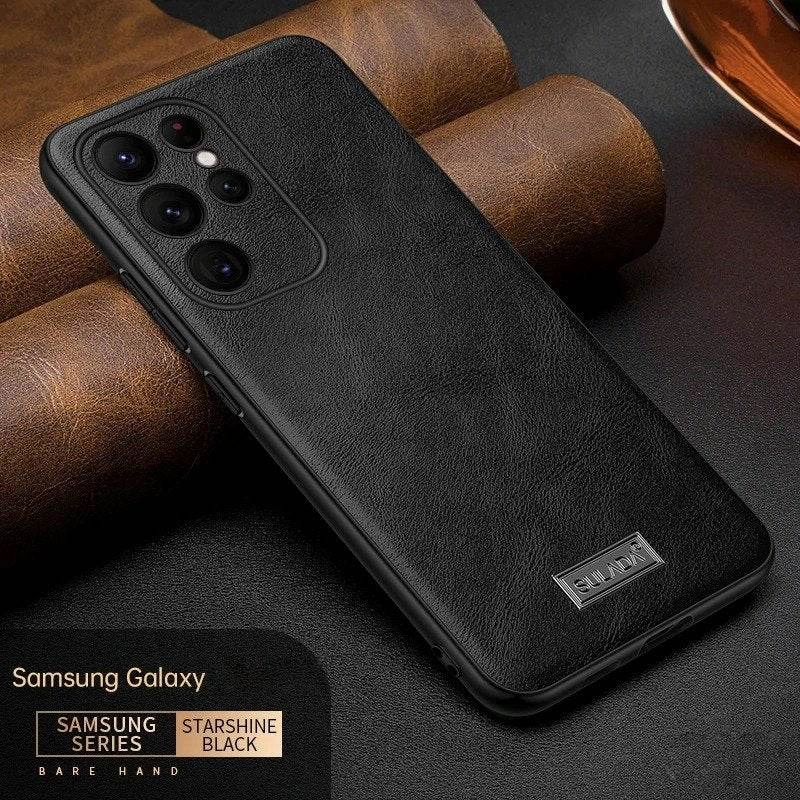 Smooth Layer Refined Look Timeless Genuine Leather Case - Samsung