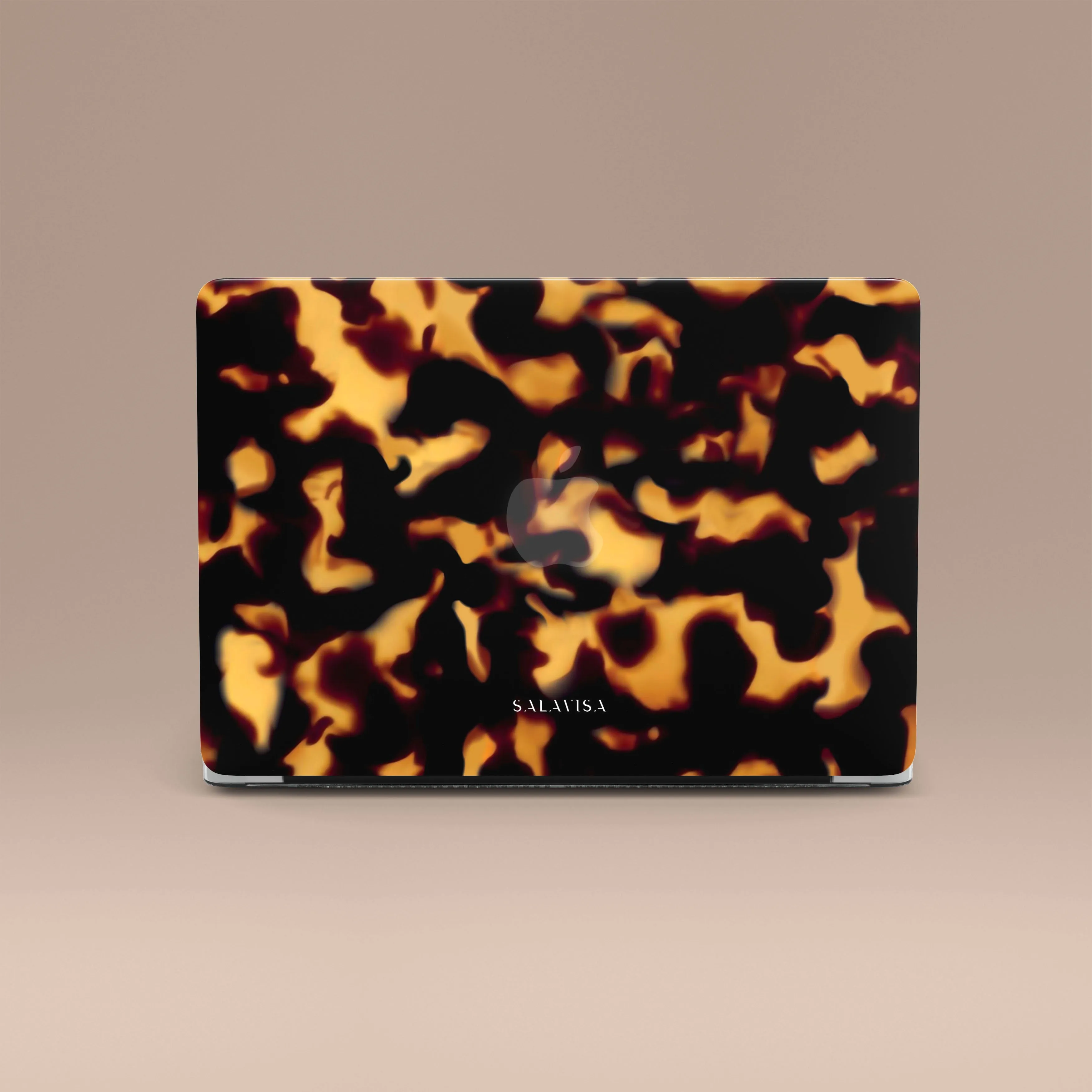 Fashion Edge Modern Frame Tortoise Dark MacBook Case