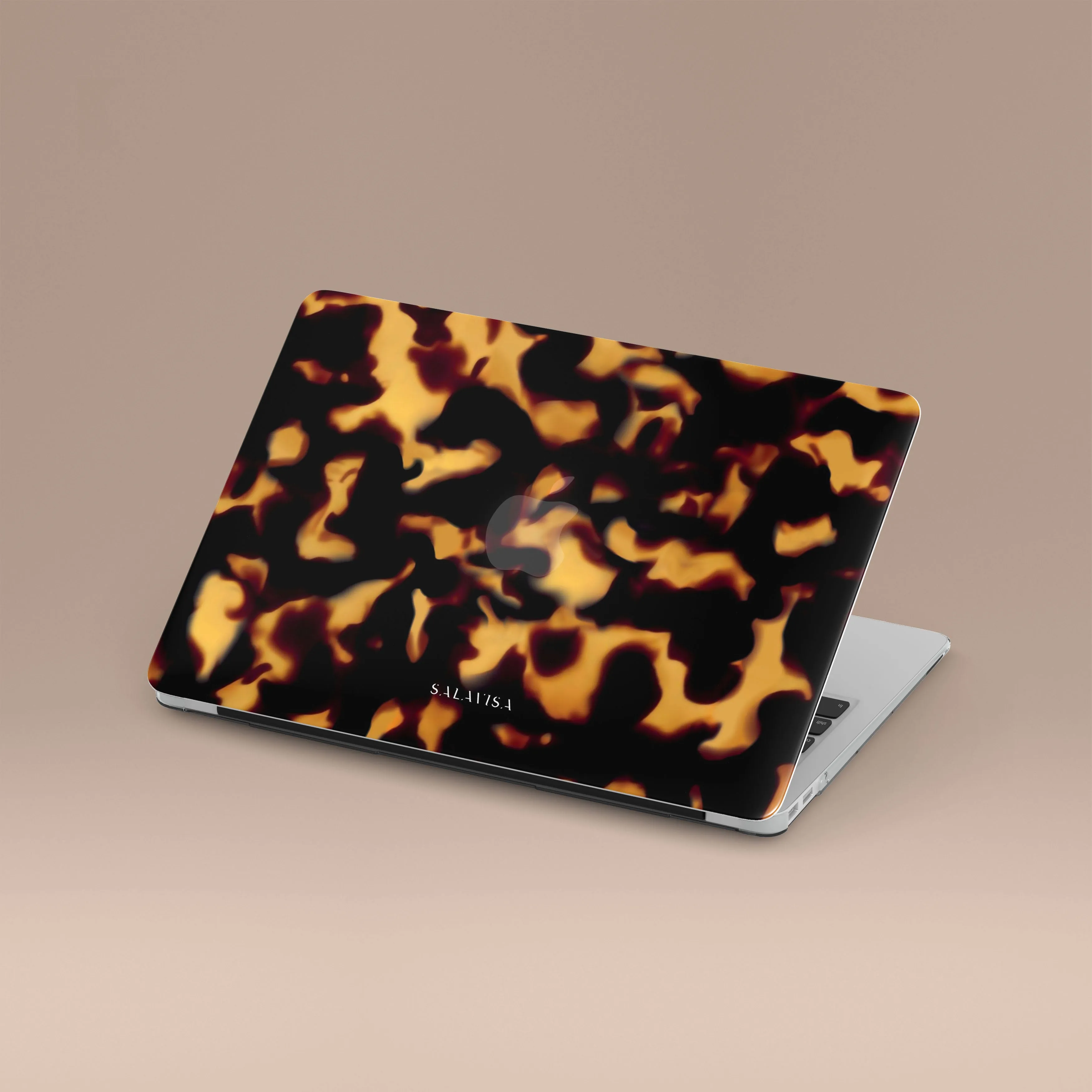 Tortoise Dark MacBook Case Luxury Detail Texture Comfort Style