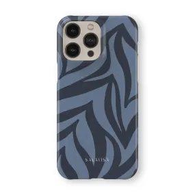 Smooth Protection Minimal Aesthetic Touch Blue Zebra Phone Case