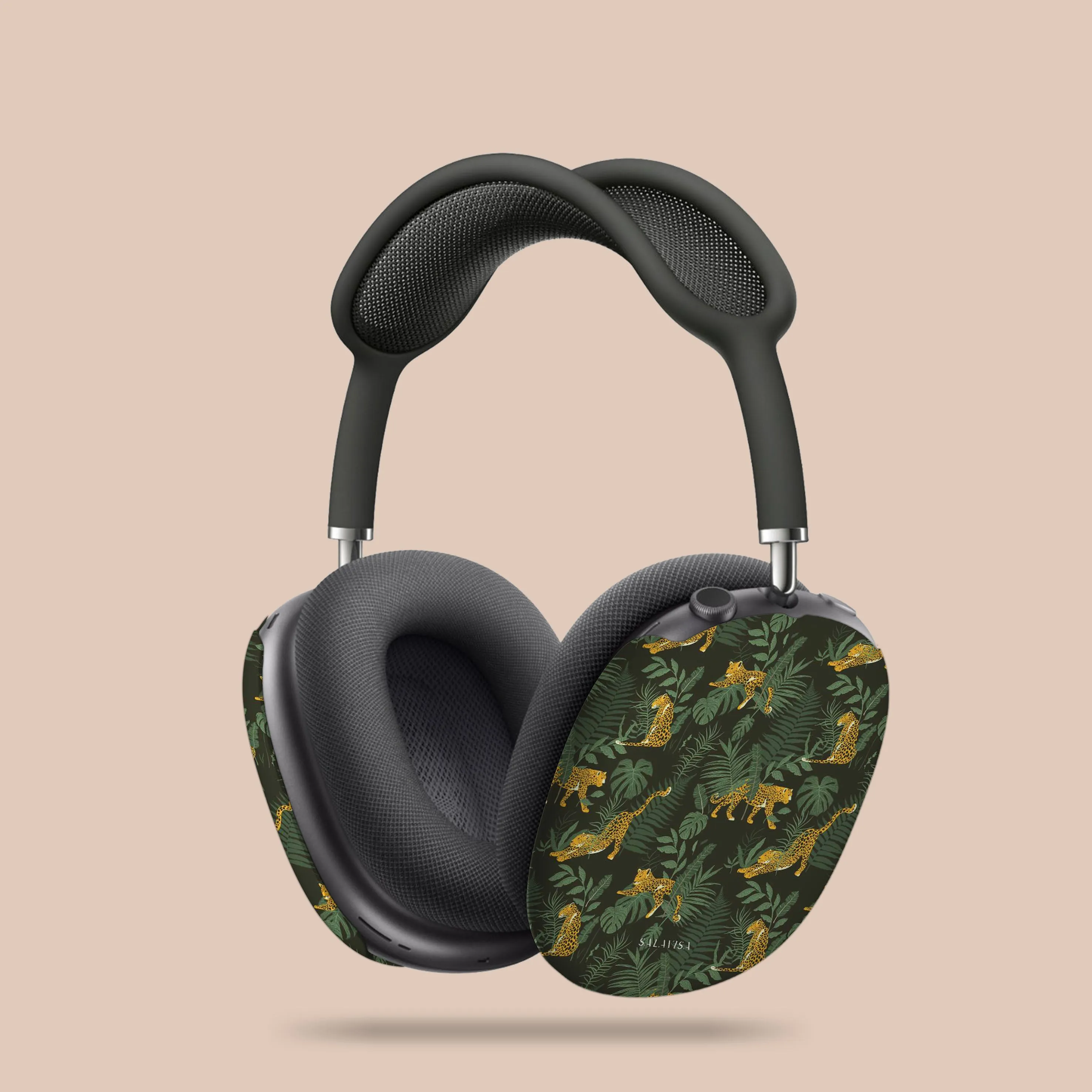 Green Cheetah AirPods Max Case Vivid Color Bag