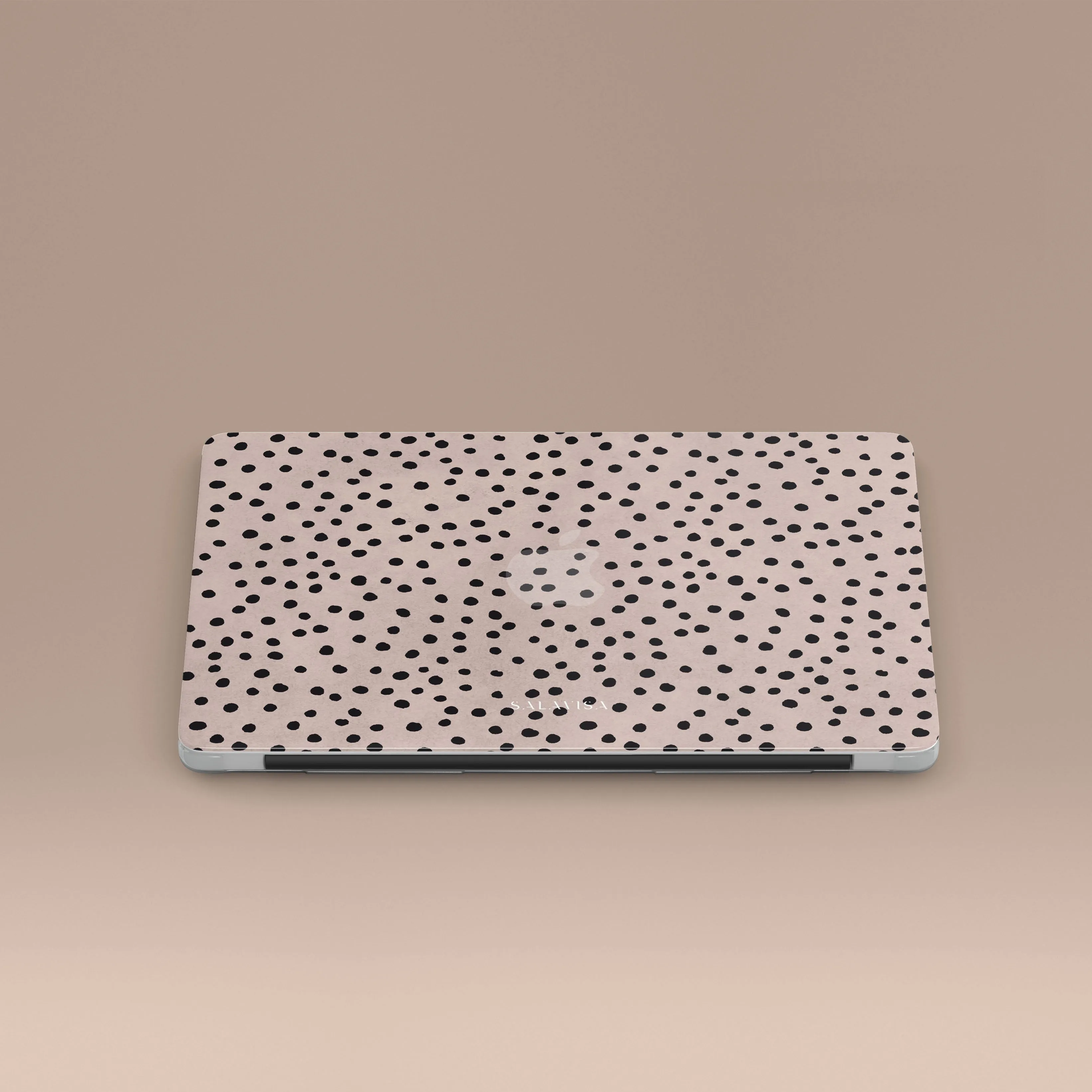 Rose Pink Polka Dots MacBook Case Flexible Comfort Everyday Style