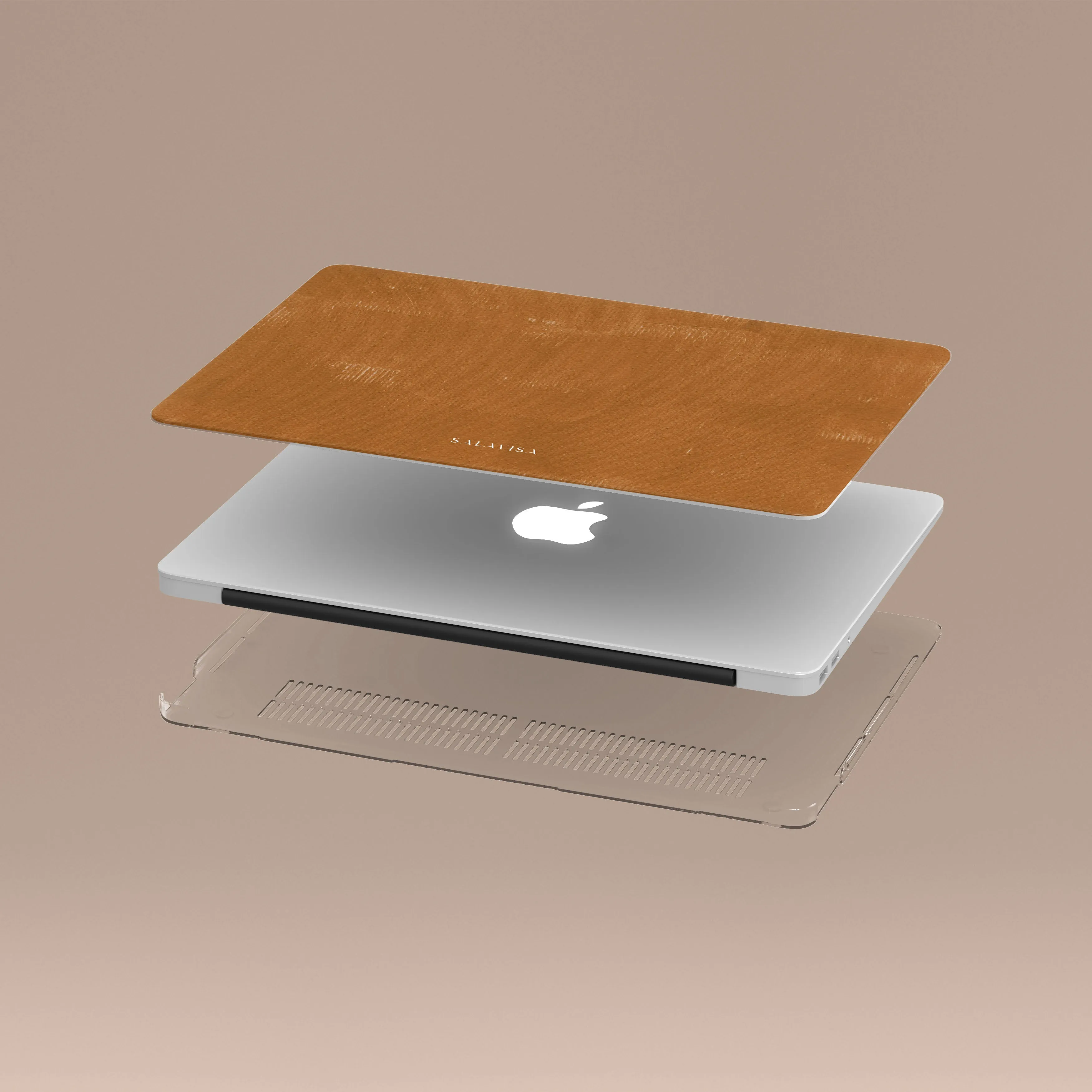 Stylish Edge Brown Clay MacBook Case