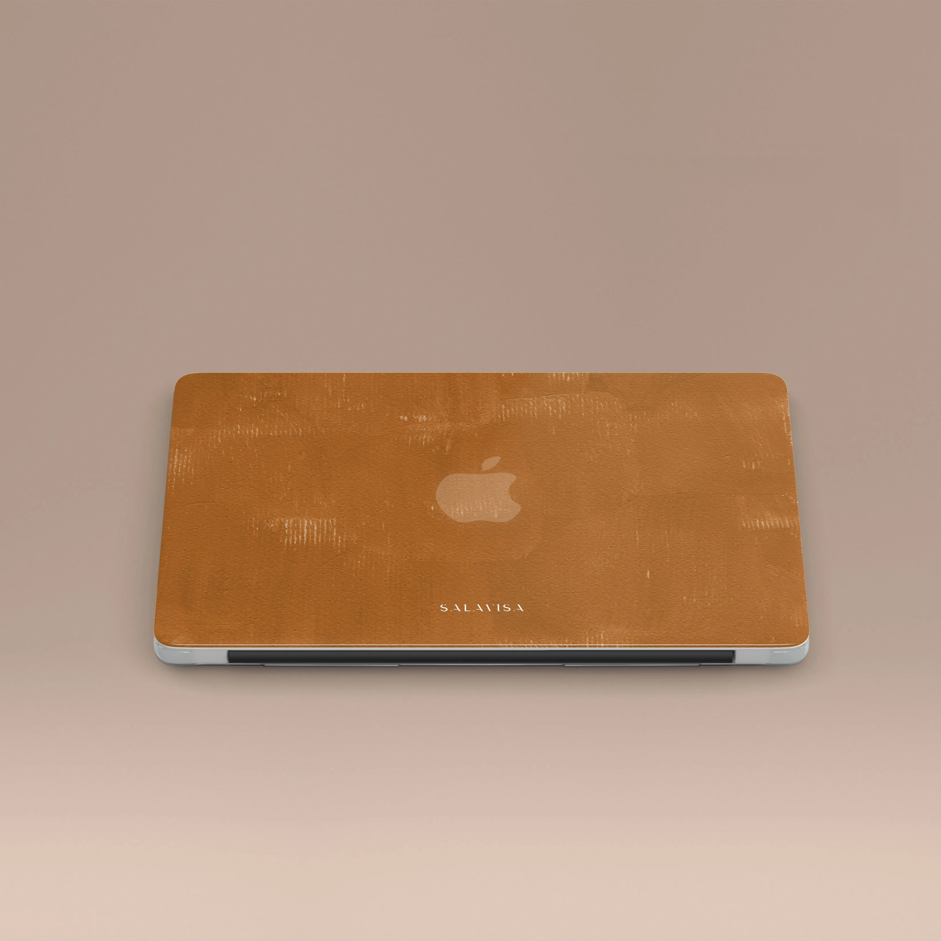 Brown Clay MacBook Case Luxury Texture Strong Grip