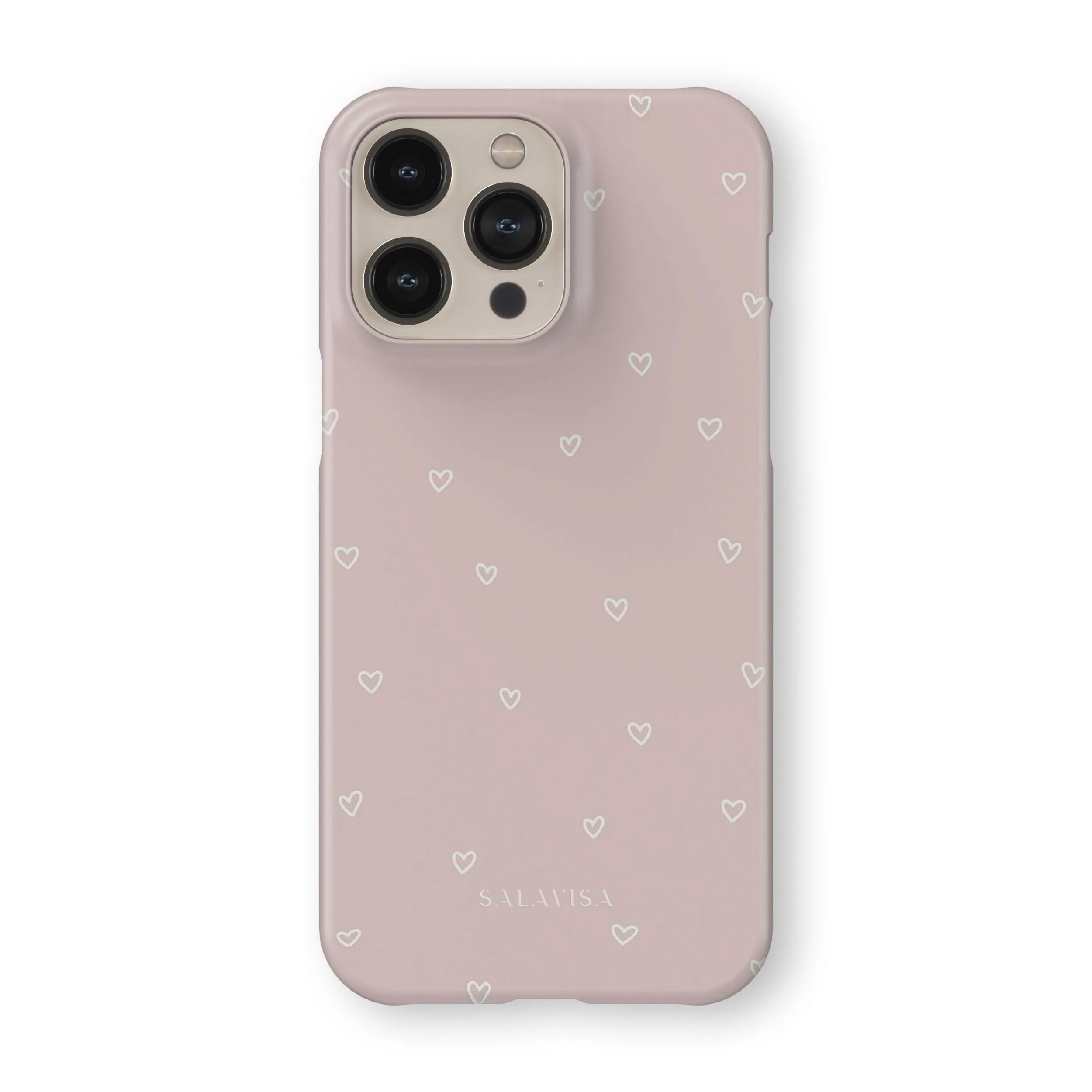 Hybrid Finish Texture Sweet Hearts Phone Case