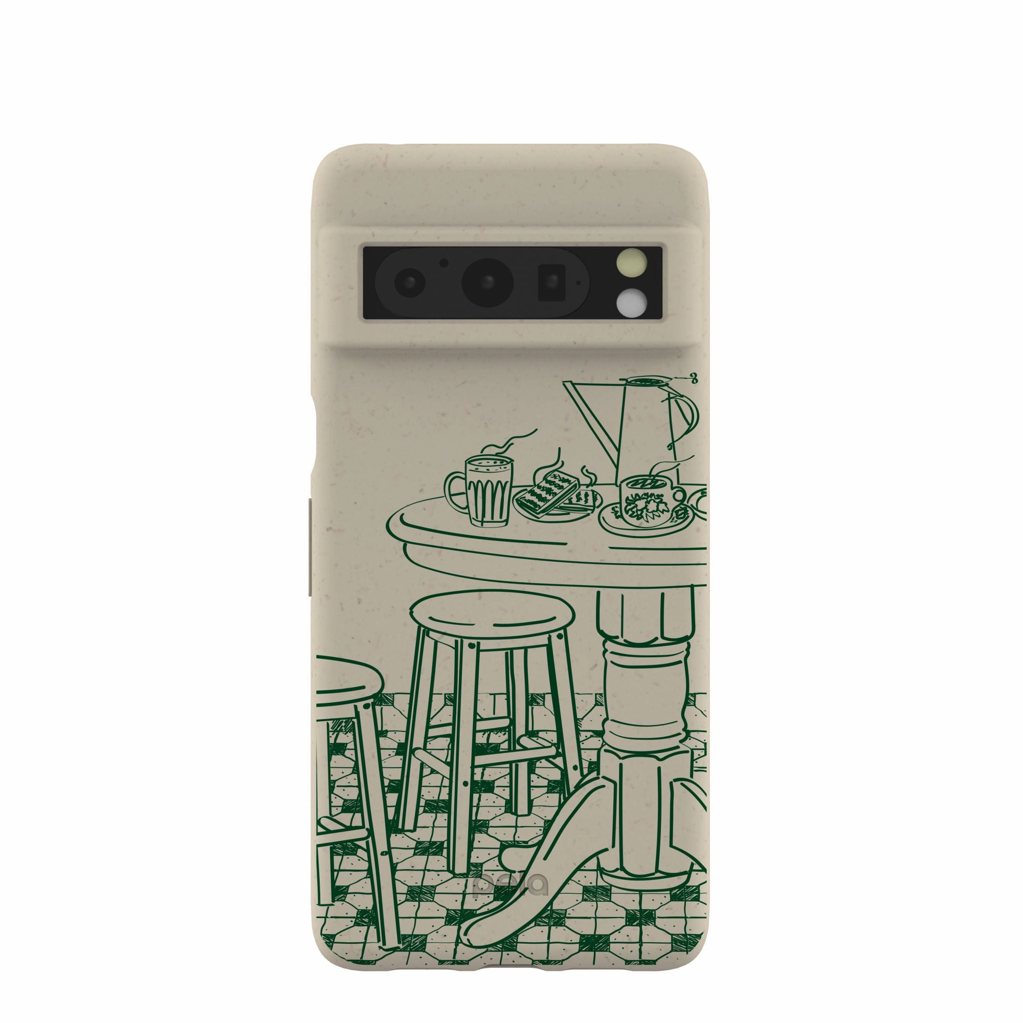 London Fog Brunch Google Pixel 8 Pro Case soft look Shock Cushion