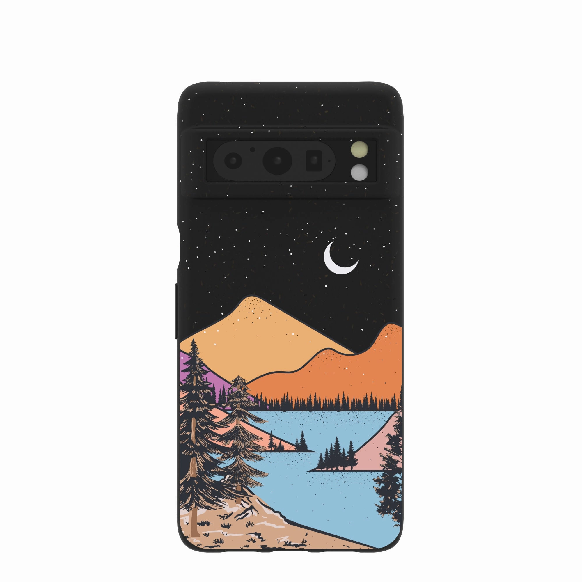 Protective Lining Classic Design Black Night Trails Google Pixel 8 Pro Case