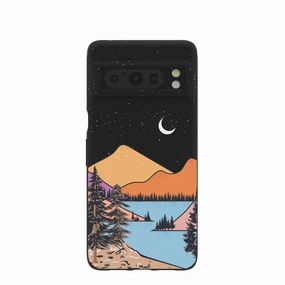 Protective Lining Classic Design Black Night Trails Google Pixel 8 Pro Case