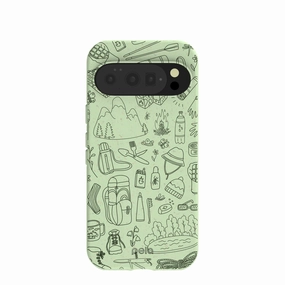 Sage Green Ready to Hike Google Pixel 10/10 Pro Case metal frame