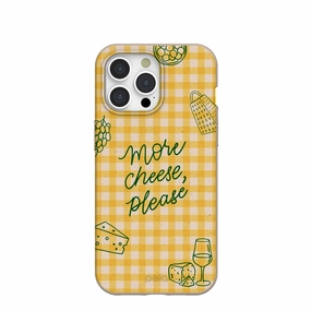 Protective Texture Finish Seashell More Cheese iPhone 15 Pro Max Case