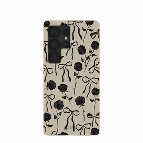 Reusable Material Soft Build Texture London Fog Dark Romance Samsung Galaxy S25 Ultra Case