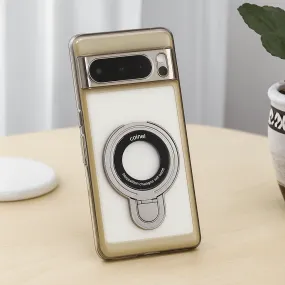 Transparent Rotating Ring Stand Case - Google Tough Exterior