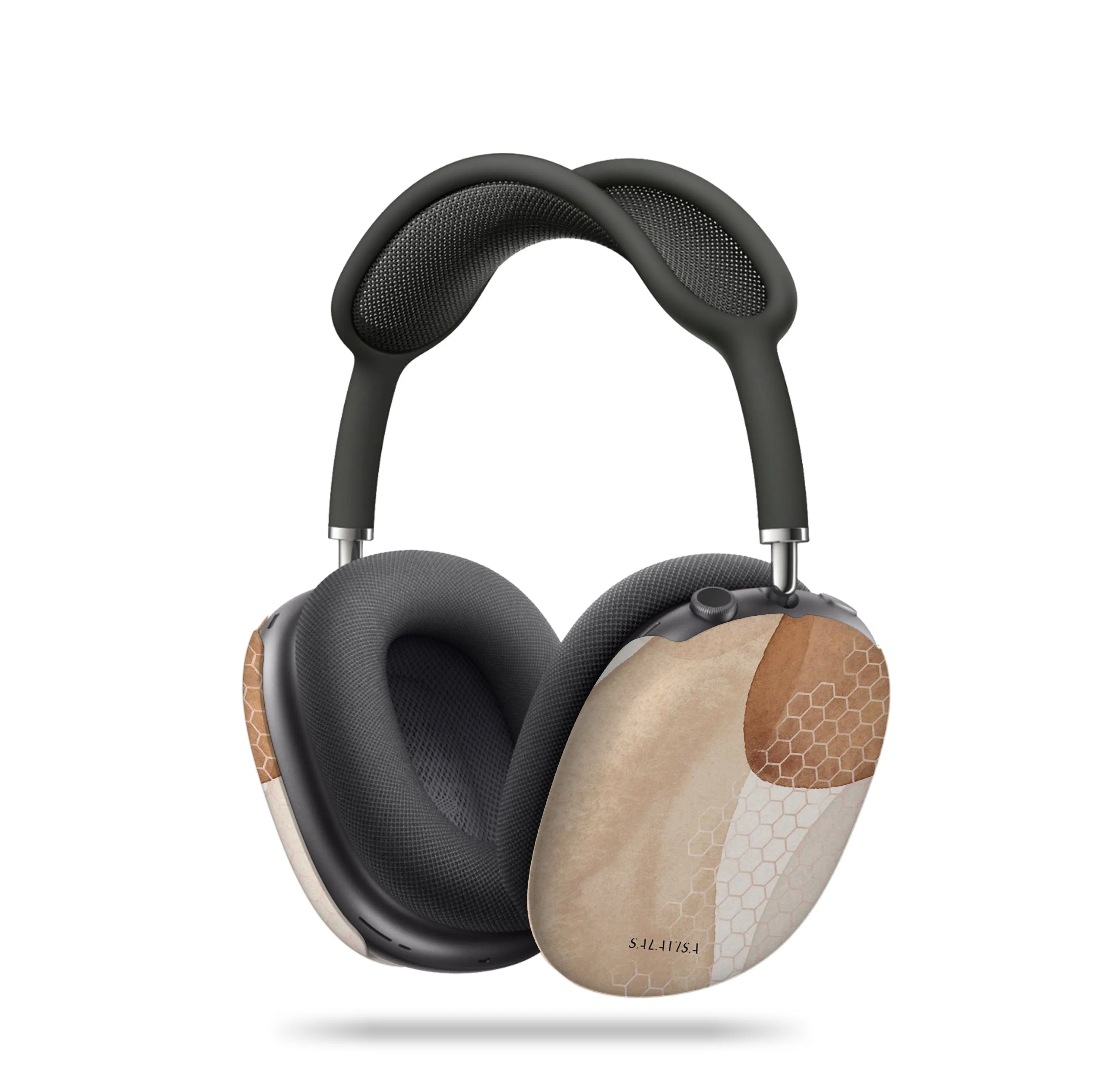 Beige Aesthetic AirPods Max Case custom printed airpods case Durable Handy Organizer