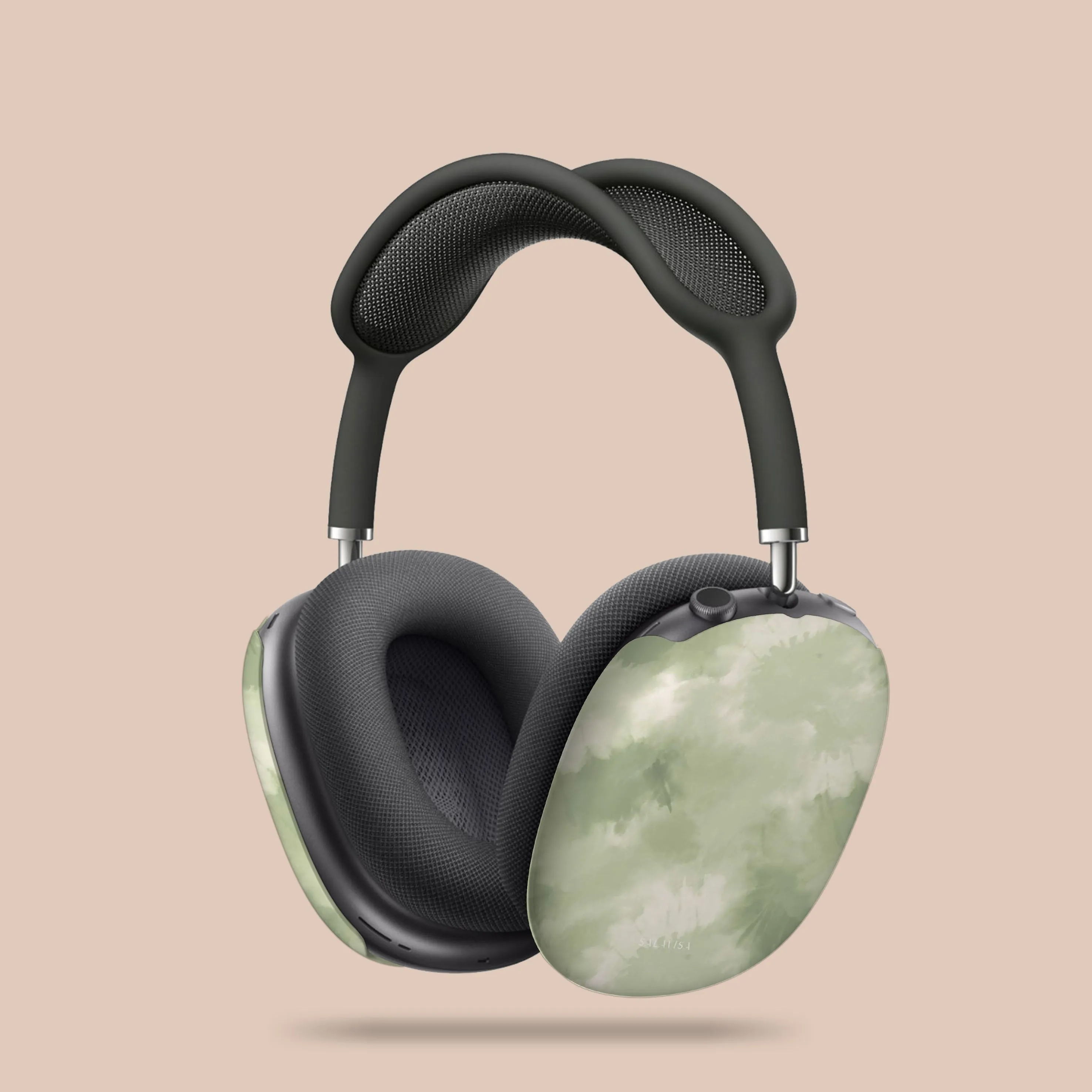 Green Tie Dye AirPods Max Case compact lightweight airpods case waterproof anti dust case