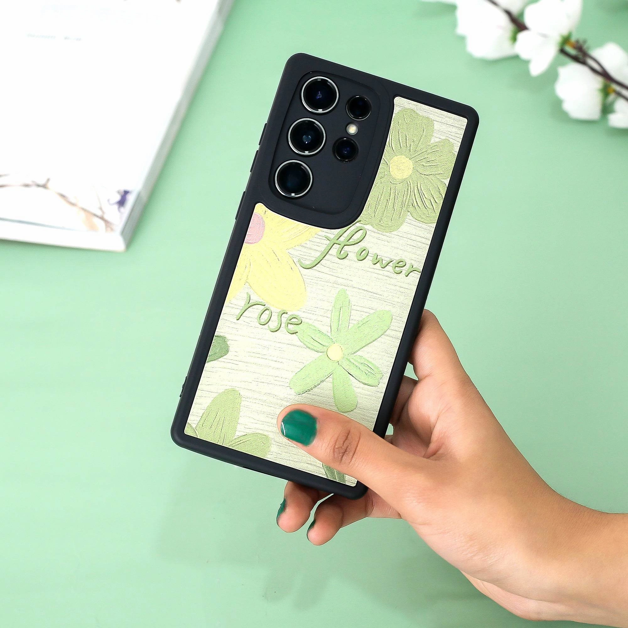 Versatile Design Strong Outline Trendy Floral Fantasy Phone Case - Samsung