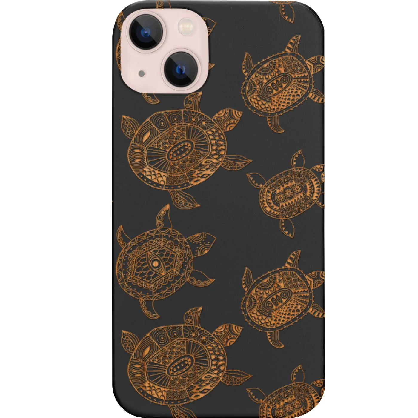 Turtle Pattern - Engraved Phone Case Fashion Touch