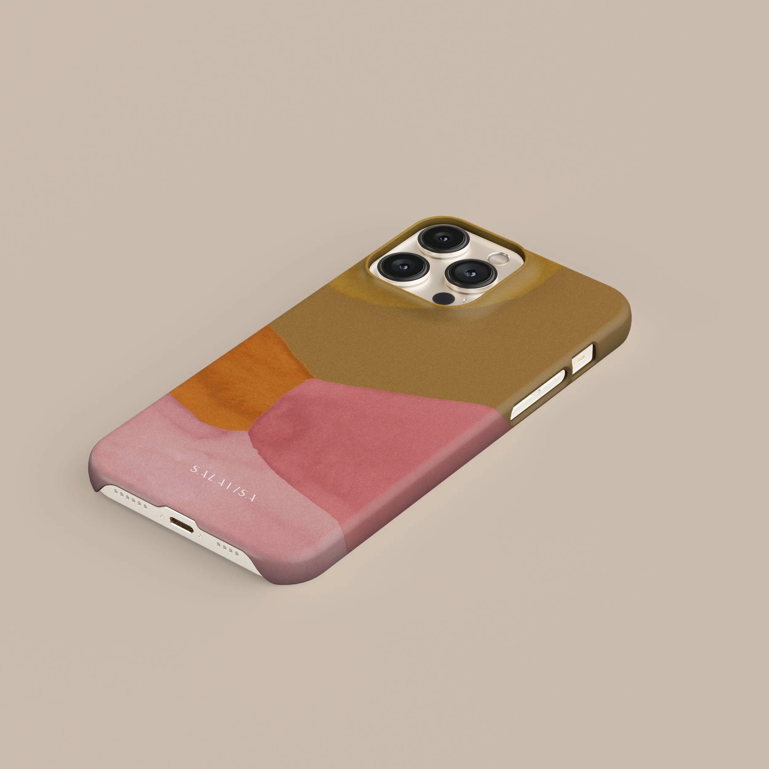 Earth Watercolor Phone Case Elegant Detail