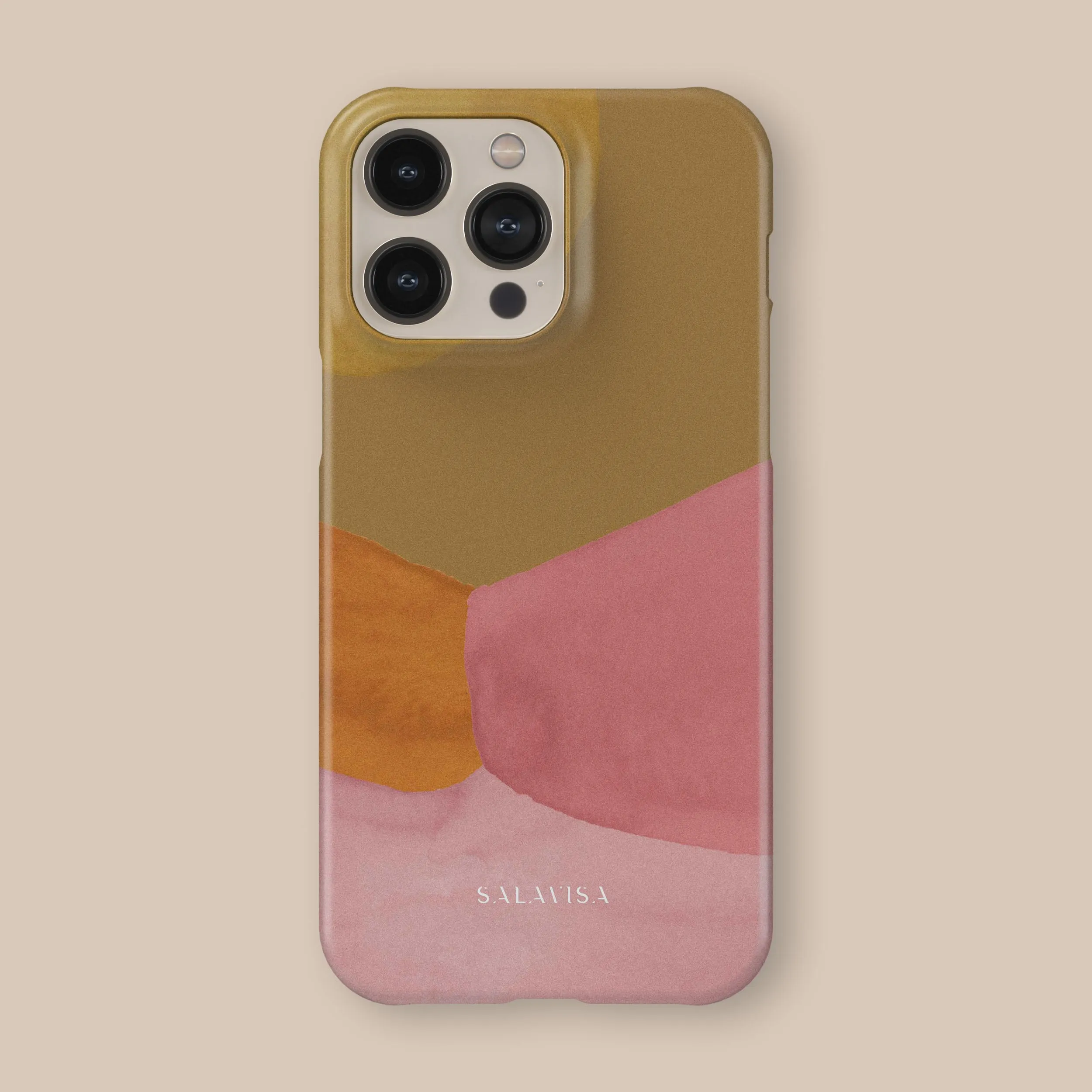 Earth Watercolor Phone Case Outdoor Use