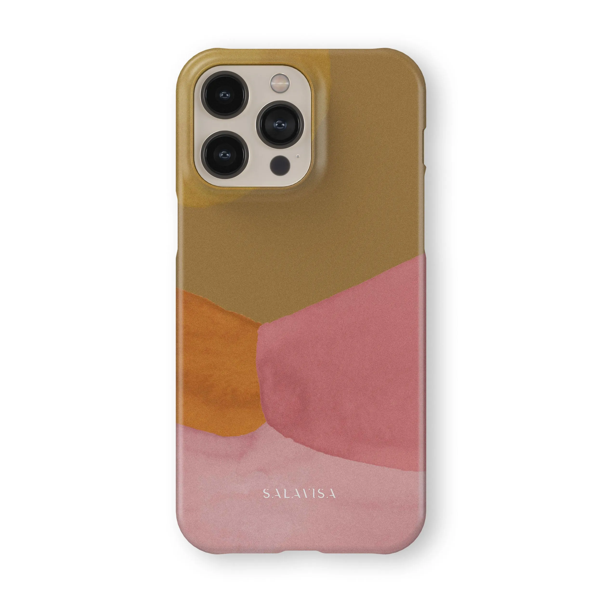 Earth Watercolor Phone Case Edge Protection Soft Layered Design